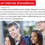 Les internats d&rsquo;excellence